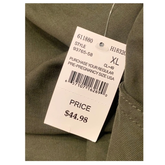 Motherhood Maternity Olive Jumpsuit - Picture 7 of 7